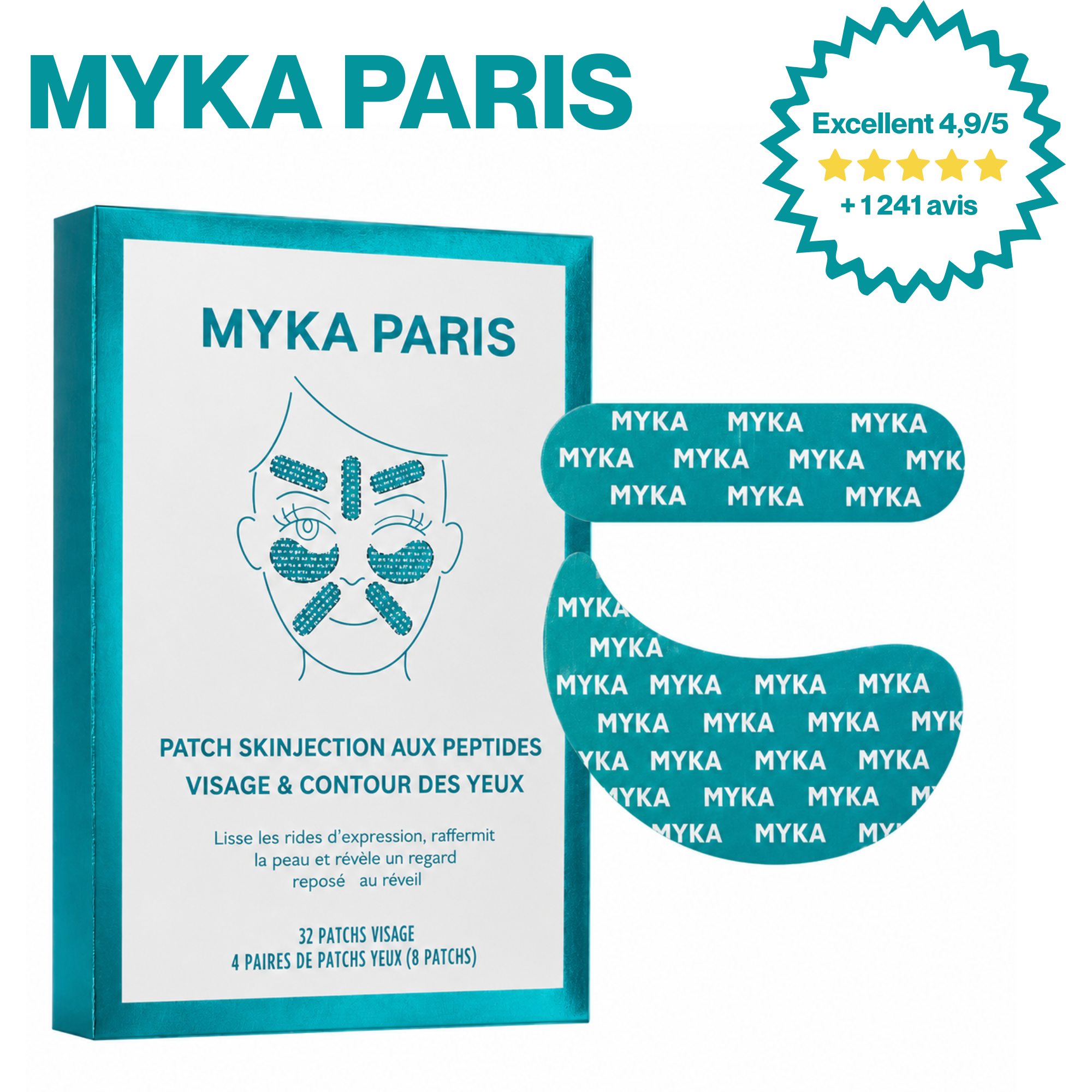 Patch Skinjection aux peptides — Visage & Contour des yeux
